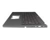 40850290KA01 Original Acer Tastatur inkl. Topcase DE (deutsch) silber/silber mit Backlight