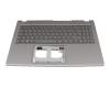4430003AKC02 Original Acer Tastatur inkl. Topcase DE (deutsch) grau/grau mit Backlight