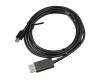 Mini-DisplayPort Daten- / Ladekabel schwarz 2,00m für Lenovo ThinkPad T440s (20AQ/20AR)