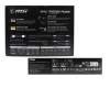 4526541042249 Original MSI Desktop-PC Netzteil 1000 Watt MAG A1000G