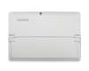 Gehäuse Unterseite silber original für Lenovo IdeaPad Miix 510-12ISK (80U1)