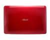 Displaydeckel 39,6cm (15,6 Zoll) rot original (1x WLAN) für Asus VivoBook F555UA