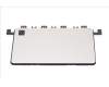 56.HHAN8.001 Acer Touchpad-Modul mit Fingerabdrucksensor und silberner Mylar-Abdeckung