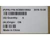 5CB0S15952 Lenovo Scharnierabdeckung C 81J7 Schwarz