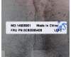 5CB0S95408 Lenovo COVER FRU COVER D_COVER_WWAN_SUB_ASSY