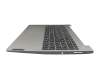 5CB0X57489 Original Lenovo Tastatur inkl. Topcase DE (deutsch) grau/silber