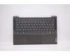 5CB1A14043 Lenovo Gehäuseoberseite C81YM Aluminium Schwarz mit Fingerabdrucksensor, Hintergrundbeleuchtete Tastatur, Arabisch-Französisch