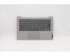 5CB1A14109 Lenovo Gehäuseoberseite C81YM Plastik Silber ohne Fingerabdrucksensor mit Tastaturbeleuchtung Belgisch