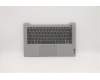 5CB1A14216 Lenovo Gehäuseoberseite C81YM, Kunststoff Silber, mit Fingerabdrucksensor, mit hinterleuchteter Tastatur, Türkisch