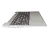 5CB1A24863 Original Lenovo Tastatur inkl. Topcase DE (deutsch) anthrazit/silber mit Backlight Fingerabdruck
