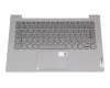 5CB1C13623 Original Lenovo Tastatur inkl. Topcase DE (deutsch) grau/grau mit Backlight