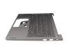 5CB1C7242014 Original Lenovo Tastatur inkl. Topcase DE (deutsch) schwarz/grau mit Backlight