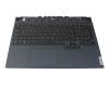 5CB1C74844 Original Lenovo Tastatur inkl. Topcase DE (deutsch) schwarz/blau mit Backlight