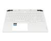 5CB1N6148 Original Lenovo Tastatur inkl. Topcase US (englisch) weiß/weiß mit Backlight