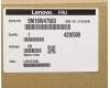5M10W47583 Lenovo Mechanische Baugruppe Abdeckung ohne Fingerabdruckleser Schwarz