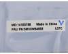 5M10W64652 Lenovo Mechanische Baugruppe FRU Mechanik Ein/Aus-Taste mit Fingerabdruck Schwarz