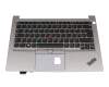 5M11H26521 Original Lenovo Tastatur inkl. Topcase DE (deutsch) schwarz/silber mit Backlight und Mouse-Stick