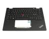 5M11L64263 Original Lenovo Tastatur inkl. Topcase ND (nordic) schwarz/schwarz mit Backlight und Mouse-Stick