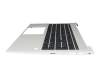 6037B0163604 Original IEC Tastatur inkl. Topcase DE (deutsch) schwarz/silber mit Backlight und Mouse-Stick