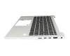 6070B1847702 Original HP Tastatur inkl. Topcase DE (deutsch) schwarz/silber mit Backlight und Mouse-Stick