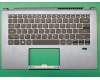 6B.A0YN8.001 Acer Gehäuseoberseite, Blau, mit Tastatur US-International, Hintergrundbeleuchtet