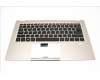 6B.A10N8.009 Acer Obere Abdeckung, Gold, mit ukrainischer Tastatur, Hintergrundbeleuchtung