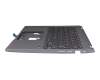 6B.A6XN7.008 Original Acer Tastatur inkl. Topcase DE (deutsch) dunkelgrau/grau