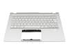 6B.AB1N2.015 Original Acer Tastatur inkl. Topcase CH (schweiz) silber/silber mit Backlight