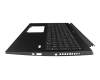 6B.C4QN2.012 Original Acer Tastatur inkl. Topcase DE (deutsch) schwarz/schwarz mit Backlight
