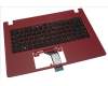 6B.GW7N7.028 Acer Gehäuseoberseite mit Tastatur US-International Rot