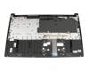 6B.HB1N7.011 Original Acer Tastatur inkl. Topcase DE (deutsch) schwarz/grau mit Backlight