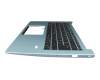 6B.HFEN1.008 Original Acer Tastatur inkl. Topcase DE (deutsch) schwarz/blau mit Backlight
