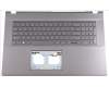 6B.K66N2.001 Acer Obere Abdeckung grau mit Tastatur US International Hintergrundbeleuchtung