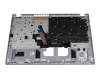 6B.K6WN2.014 Original Acer Tastatur inkl. Topcase DE (deutsch) schwarz/silber