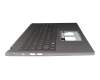 6B.KHFN2.014 Original Acer Tastatur inkl. Topcase DE (deutsch) grau/grau mit Backlight