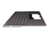 6B.KYWN2.014 Original Acer Tastatur inkl. Topcase DE (deutsch) grau/grau mit Backlight