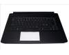 6B.Q6WN1.014 Acer Gehäuseoberseite Schwarz mit Nordischer Tastatur mit Hintergrundbeleuchtung und 2 Antennen