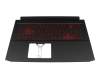 6B.QAXN2.014 Original Acer Tastatur inkl. Topcase DE (deutsch) schwarz/schwarz mit Backlight