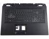 6B.QG1N2.001 Acer Gehäuseoberseite schwarz mit US-internationaler Tastatur, rot beleuchtet