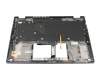 6B.VW8N7.011 Original Acer Tastatur inkl. Topcase DE (deutsch) schwarz/silber mit Backlight