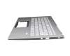 6BAB1N2014 Original Acer Tastatur inkl. Topcase DE (deutsch) silber/silber mit Backlight