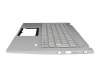 6BAB1N2015 Original Acer Tastatur inkl. Topcase CH (schweiz) silber/silber mit Backlight