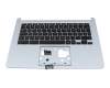 6BATHN7015 Original Acer Tastatur inkl. Topcase DE (deutsch) schwarz/silber