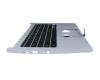 6BATHN7015 Original Acer Tastatur inkl. Topcase DE (deutsch) schwarz/silber