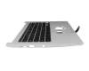 6BAUEN7019 Original Acer Tastatur inkl. Topcase CH (schweiz) schwarz/silber