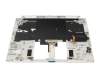 6BC5HN7011 Original Acer Tastatur inkl. Topcase DE (deutsch) weiß/weiß mit Backlight (mit Stiftfach)