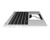 6BKWMN8029 Original Acer Tastatur inkl. Topcase CH (schweiz) schwarz/silber mit Backlight