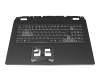 6BQLGN2014 Original Acer Tastatur inkl. Topcase DE (deutsch) schwarz/weiß/schwarz mit Backlight