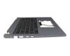 6BVW8N7011 Original Acer Tastatur inkl. Topcase DE (deutsch) schwarz/silber mit Backlight