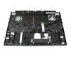 71002EBO022 Original Compal Tastatur inkl. Topcase DE (deutsch) schwarz/schwarz mit Backlight